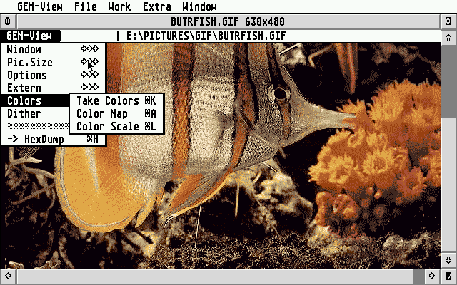 GEM-View atari screenshot
